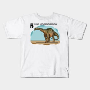 Haplocanthosaurus dinosuar Kids T-Shirt